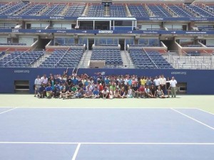 Kyle Pickard attended the Wharton Sports Business Academy at the University of Pennsylvania. The group visited the Arthur Ashe Stadium in New York, main tennis stadium of the U.S. Open.
