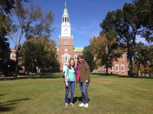 Rachel Matsumoto and Karin at Dartmouth