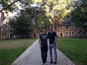 TJ and Caleb at Princeton