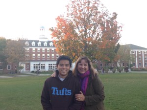 Victor Dinh and Karin at Tufts