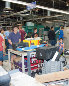 Robotics Club members and their mentors move into their new home at Morsch Machine in Chandler.