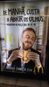 McDonald's Ad at the Lisbon Metro Station