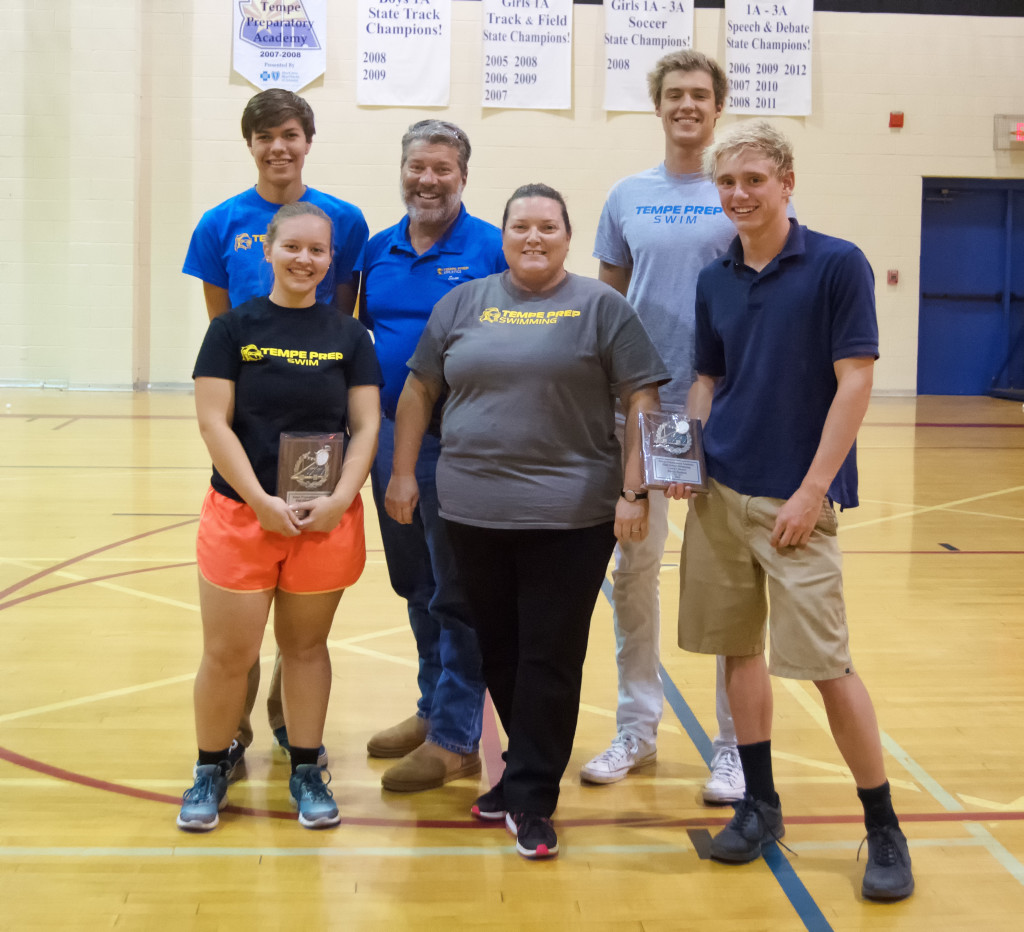 HS Swim( 4 awards ) Coaches Award: David Hudson MVP: Jeffrey Snoddy Most Improved: Lynn Fischer Most Improved: Corbin Shepherd