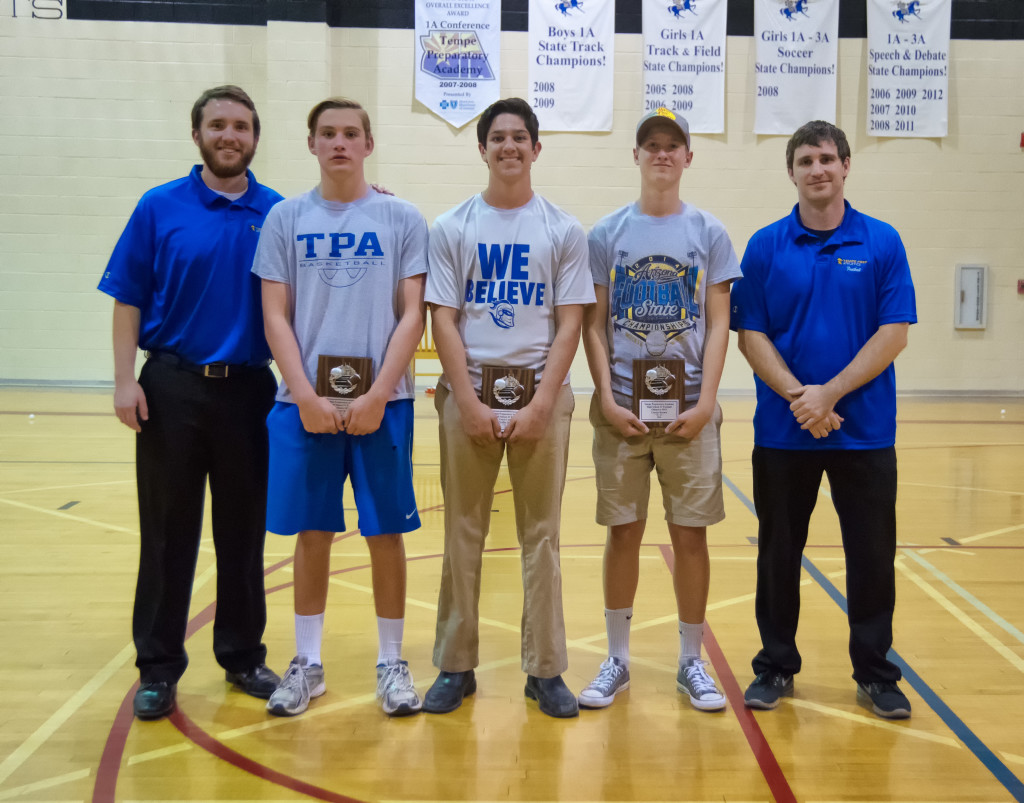 HS JV Football: Coaches Award: Griffin Bodow Offensive MVP: Carter Brown Defensive MVP: Darrell Bailey 