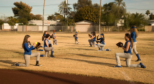 Middle School softball practice (1)