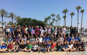 At Aquarium of the Pacific in Long Beach