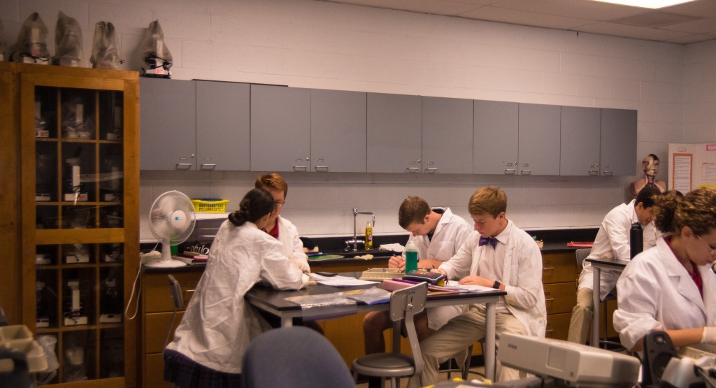 The refurbished Biology Lab.