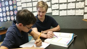 Peer tutoring - Zane Pautzke and Jacob Tsark