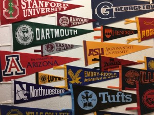 College banners