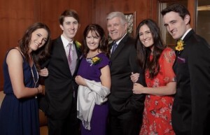 Mr. and Mrs. John Gilloon with their four TPA alumni children: Kelly (TPA ‘09) graduated ASU, twins Jack and Ben (TPA ‘13) graduated University of Dallas and ASU respectively, and Angela (TPA ‘16) graduated ASU.