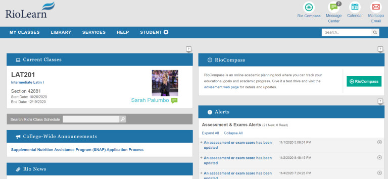With Absence Of Teacher Latin IV Class Shifts To Rio Salado Online 